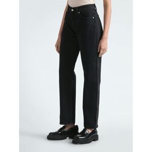 Classic 90s Calvin Klein Straight Fit Black Wash Jeans - Size 9